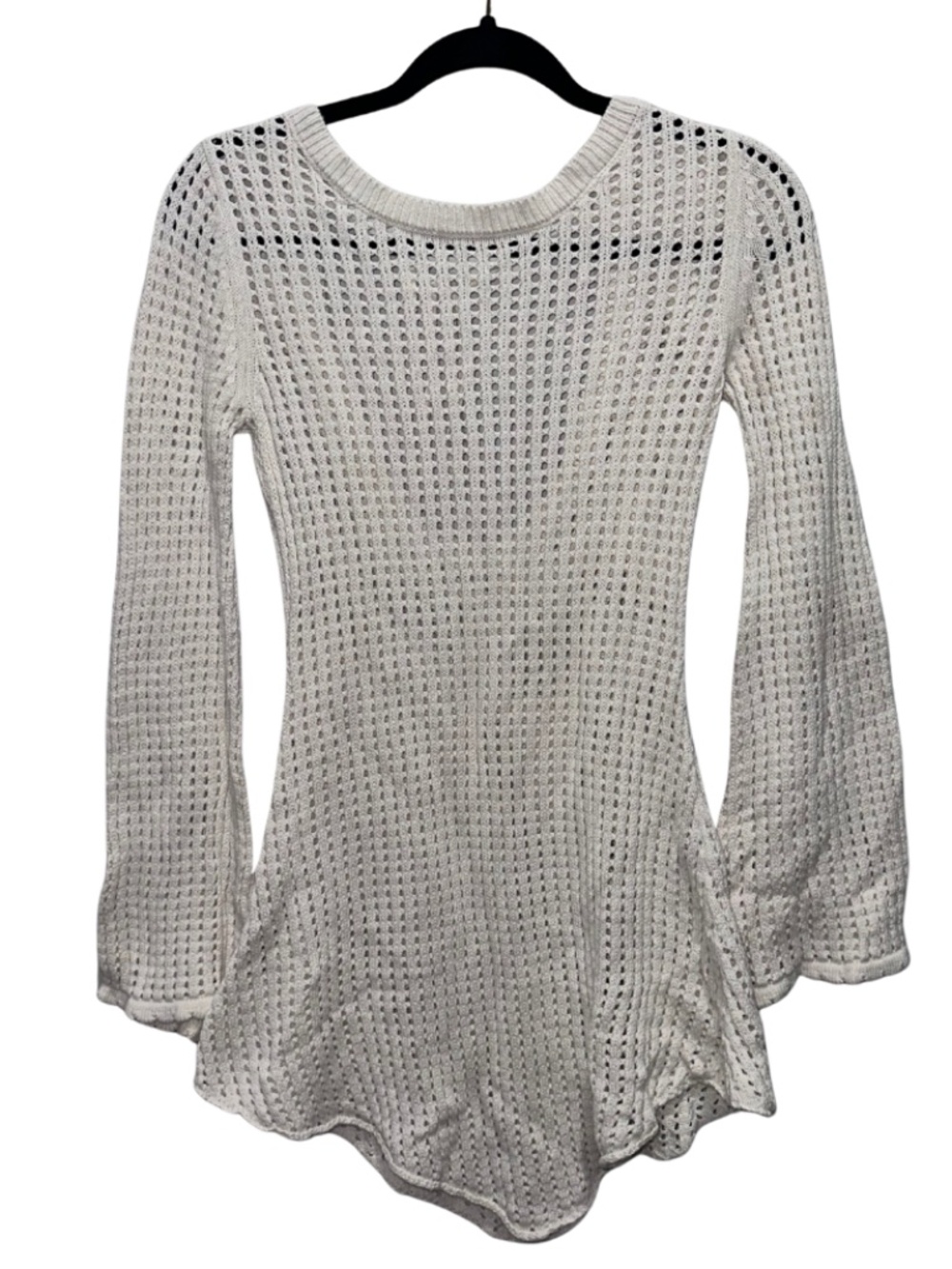 knit long sleeve cover up dress